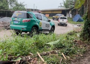 Operação ambiental conjunta apreende máquinas de lavagem de caminhões que poluíam mangue em Paranaguá