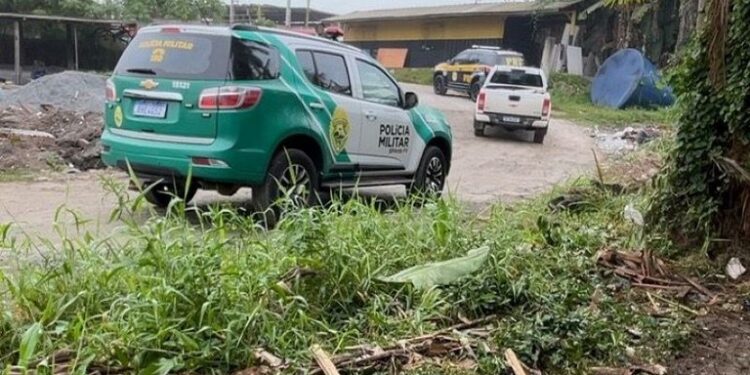 Operação ambiental conjunta apreende máquinas de lavagem de caminhões que poluíam mangue em Paranaguá