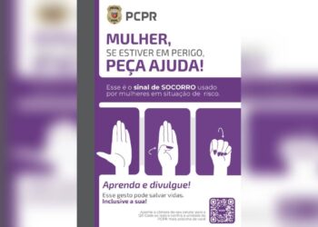 PCPR inicia ação para combater violência contra mulher com divulgação de sinal de socorro