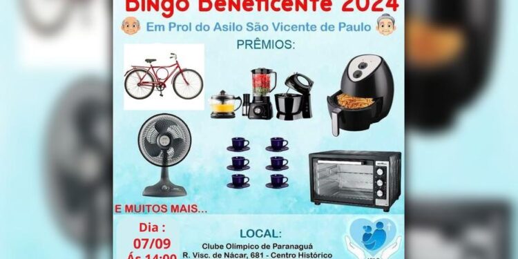 [VÍDEO] Asilo São Vicente de Paulo realizará Bingo Beneficente em Paranaguá