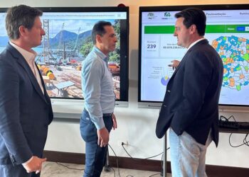 Adriano Ramos e governador do Paraná Ratinho Junior se reúnem para debater futuros projetos em prol de Paranaguá