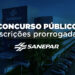 Inscrições para concurso público da Sanepar são prorrogadas até 21 de outubro