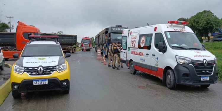 Ciclista morre atropelado na BR-277 em Paranaguá