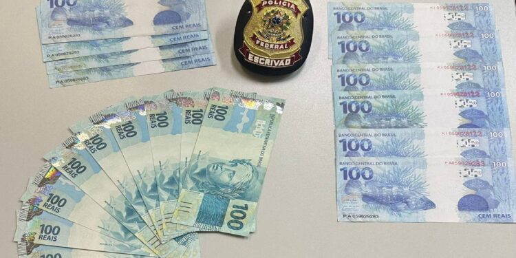 PF realiza prisões e apreende R$ 10 mil em cédulas falsas