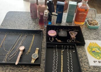 Arrombador é preso após ação conjunta em Guaratuba; vários objetos furtados foram recuperados