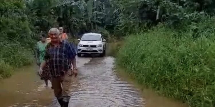 Defesa Civil de Antonina intensifica vistorias devido ao alto índice de chuvas