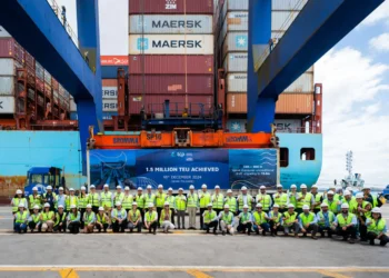 TCP atinge pela primeira vez marca histórica com 1,5 milhão de TEUs movimentados