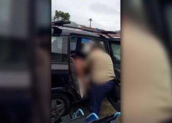 Bebê nasce dentro de carro na entrada da Maternidade de Matinhos nesta segunda (23)