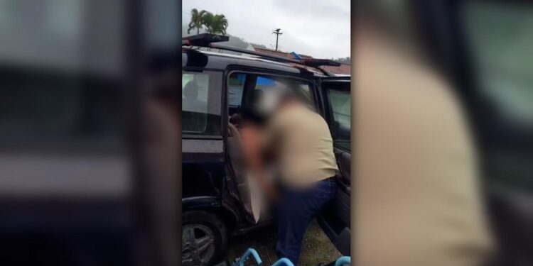 Bebê nasce dentro de carro na entrada da Maternidade de Matinhos nesta segunda (23)