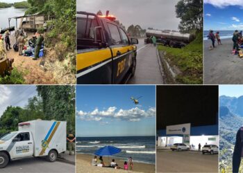 Acidentes e afogamentos marcam um fim de semana de tragédias no Litoral do Paraná