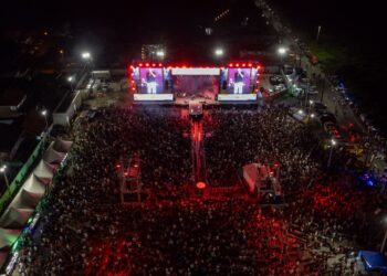 Mais de 288 mil pessoas curtiram os shows nacionais do último fim de semana no Litoral