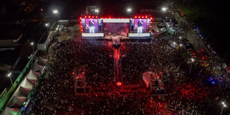 Mais de 288 mil pessoas curtiram os shows nacionais do último fim de semana no Litoral