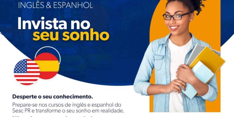 Última Chance! Inscrições Abertas para Cursos Gratuitos de Inglês e Espanhol no Sesc Paranaguá