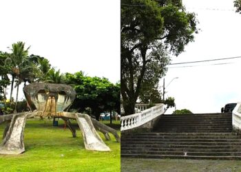 Caranguejo da rodoviária e escadaria da Copel ganharão novas cores em mutirões de pintura abertos à comunidade