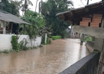 Litoral em estado de atenção para chuvas intensas; previsão indica 100mm em algumas cidades