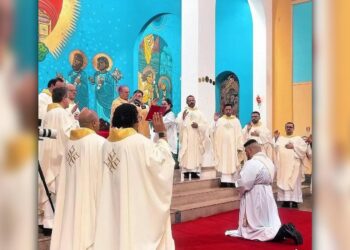 Ordenação Presbiteral do padre Lyle Diaz Rodrigues aconteceu no Santuário do Rocio