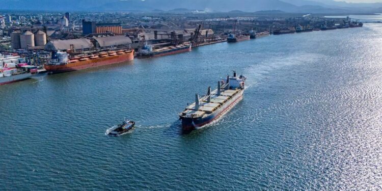 Navio tanque é apreendido em Paranaguá com documentos falsos e sem bandeira; comandante foi preso