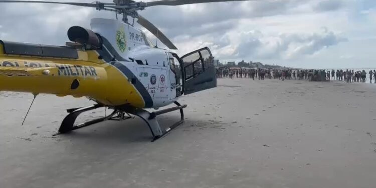 Morre no HRL vítima de afogamento em Matinhos; foi a segunda morte em menos de 48h