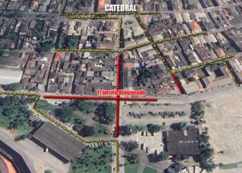 Obras no Centro Histórico de Paranaguá alteram trânsito e exigem atenção dos motoristas