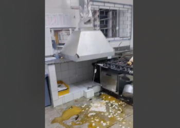 CMEI Denise Alboitt é novamente depredado durante a madrugada desta segunda (12) em Paranaguá