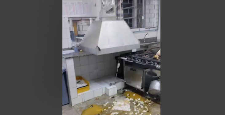 CMEI Denise Alboitt é novamente depredado durante a madrugada desta segunda (12) em Paranaguá