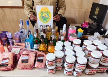 PM prende trio que furtou mais de R$ 9 mil em mercadorias em estabelecimentos comerciais de Matinhos