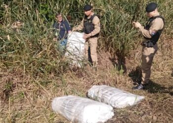 PM recupera big bags furtados de empresa na Vila São Jorge em Paranaguá