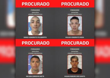 PCPR divulga foto de quatro foragidos crimes distintos em Paranaguá