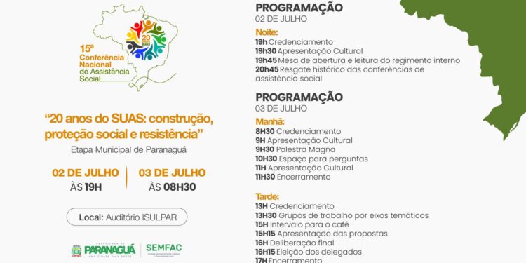 Semfac promove a 15ª Conferência Municipal de Assistência Social de Paranaguá
