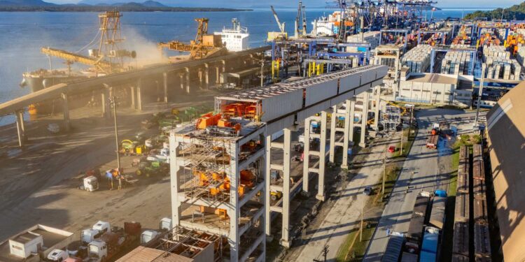 Maior investimento portuário do Brasil, Moegão alcança 52,5% de execução
