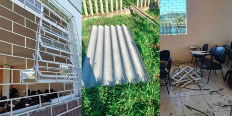 GCM flagra homem furtando janelas de alumínio de escola municipal em Paranaguá