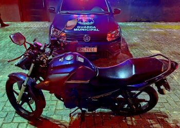Motocicleta com alerta de furto é recuperada pela Guarda Civil Municipal em Pontal do Paraná