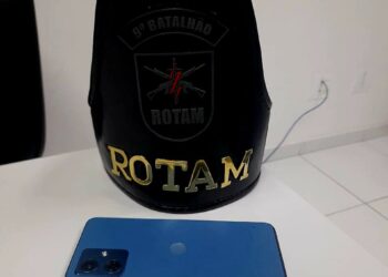 ROTAM prende assaltante no bairro Bockmann em Paranaguá; celular roubado foi recuperado