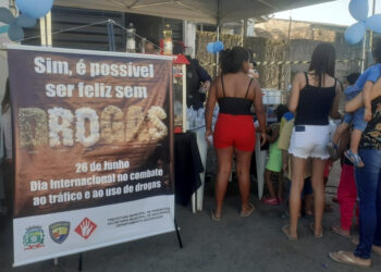 GCM participa de evento na Vila Santa Maria e promove conscientização sobre drogas