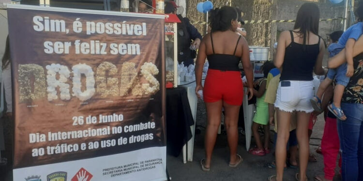 GCM participa de evento na Vila Santa Maria e promove conscientização sobre drogas