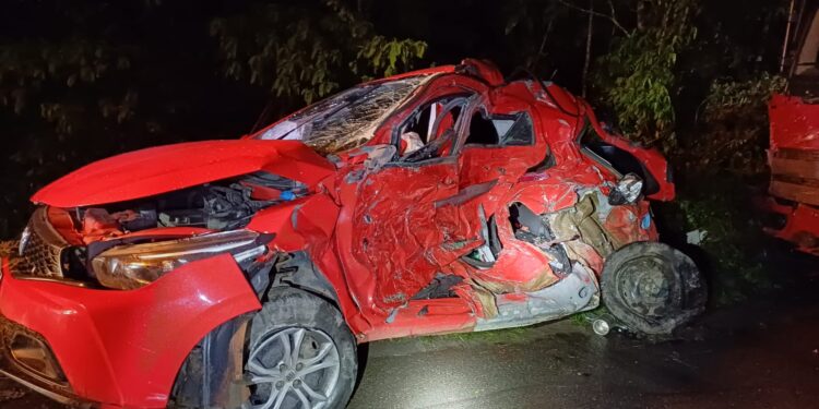 TRÂNSITO: Mulher morre em grave acidente na BR-116 em Antonina