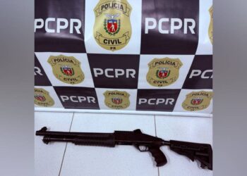 PCPR apreende espingarda calibre 12 usada em atentado a tiros ocorrido em Paranaguá