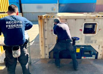 Receita Federal apreende 50 quilos de cocaína no Porto de Paranaguá