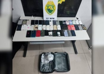 PMPR recupera 54 celulares furtados em festival realizado na Pedreira Paulo Leminski em Curitiba; 5 pessoas foram presas