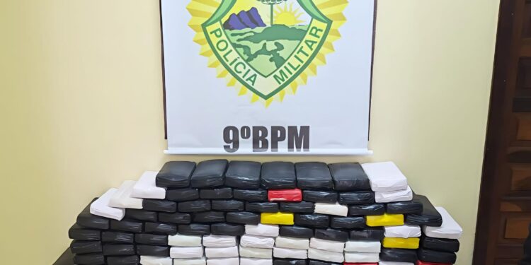 Polícia Militar apreende 230 quilos de cocaína em Matinhos