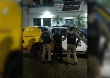 Foragido da Justiça catarinense é capturado pelo Grupamento de Motocicletas em Paranaguá