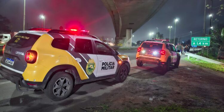 Corpo encontrado em barranco na marginal da BR-277 em Paranaguá segue sem identificação oficial