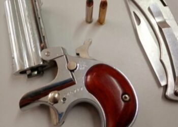 GCM flagra caminhoneiro com garrucha durante abordagem na Avenida Bento Rocha em Paranaguá