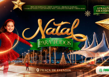 Paranaguá abre o maior natal dos últimos tempos com pista de patinação e árvore tecnológica