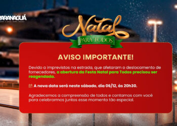 Abertura do Natal em Paranaguá é adiada para sábado, 6