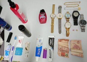 Homem é flagrado pela Guarda Civil Municipal com objetos furtados em Paranaguá 