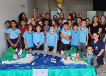 Alunos criam maquete da Ponte de Guaratuba e mobilizam comunidade