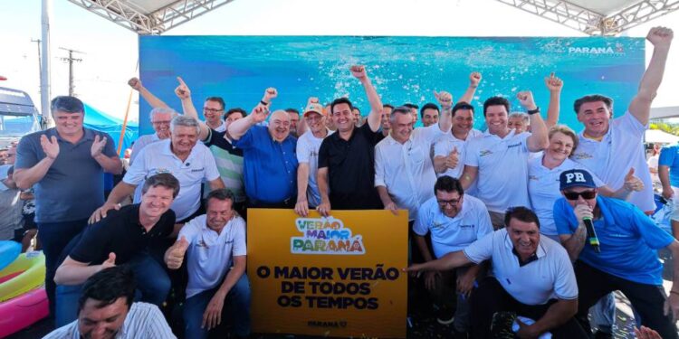 Governador Ratinho Junior lança oficialmente o Verão Maior Paraná 2025/2026