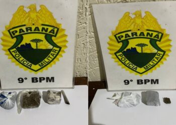 PM encontra porções e cigarro de maconha durante abordagem de rotina na Ilha do Mel 