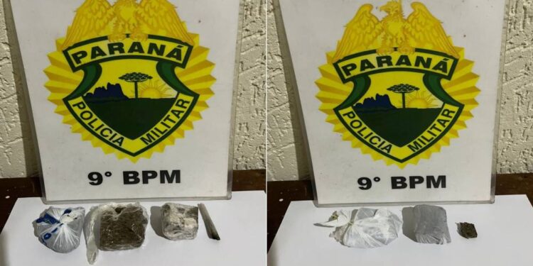 PM encontra porções e cigarro de maconha durante abordagem de rotina na Ilha do Mel 